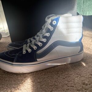 Vans womans High-Top Sneakers - Blue & White